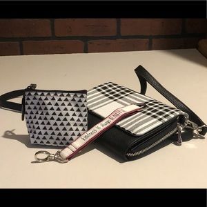 Inspired crossbody LTd with key chain and pouch